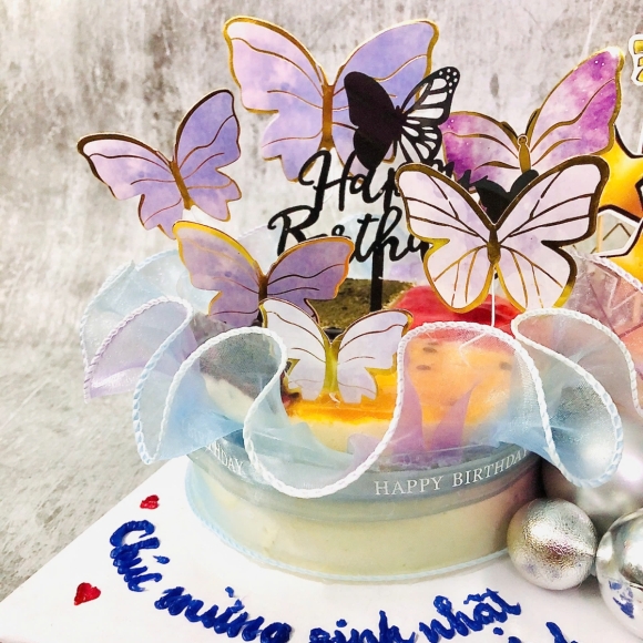 Chủ đề Cô gái bướm tím - size 14